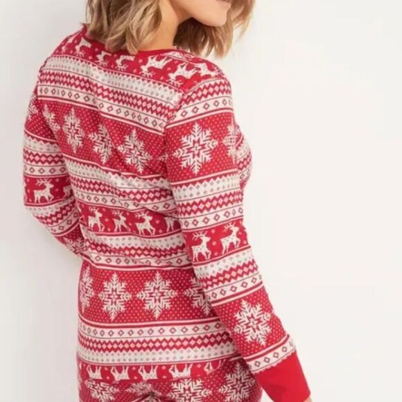 Red Fair Isle Top XXL Tall - Picture 5 of 7